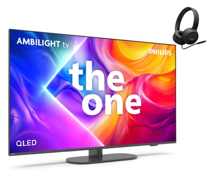 Telewizor Philips 43PUS9010 43" QLED 4K Ambilight +SŁUCHAWKI NAUSZNE JBL
